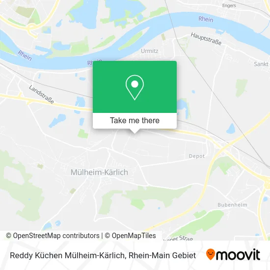 Карта Reddy Küchen Mülheim-Kärlich