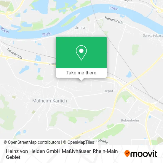 Карта Heinz von Heiden GmbH Maßivhäuser