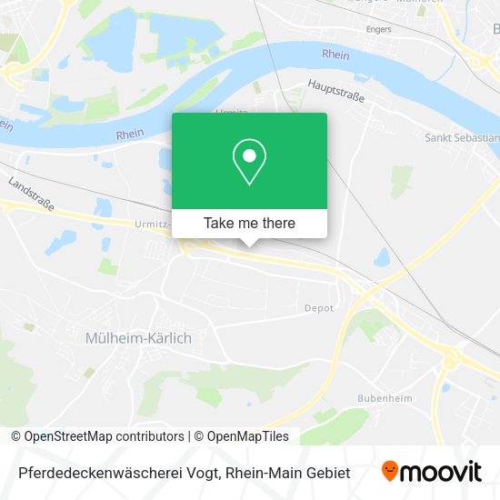 Карта Pferdedeckenwäscherei Vogt