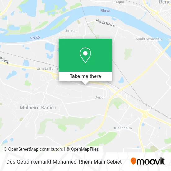 Карта Dgs Getränkemarkt Mohamed