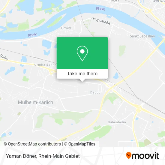 Карта Yaman Döner