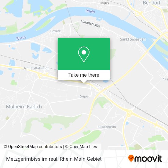 Карта Metzgerimbiss im real