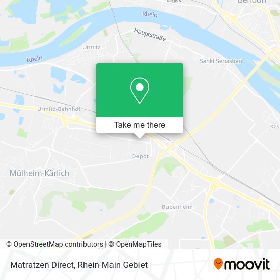 Карта Matratzen Direct