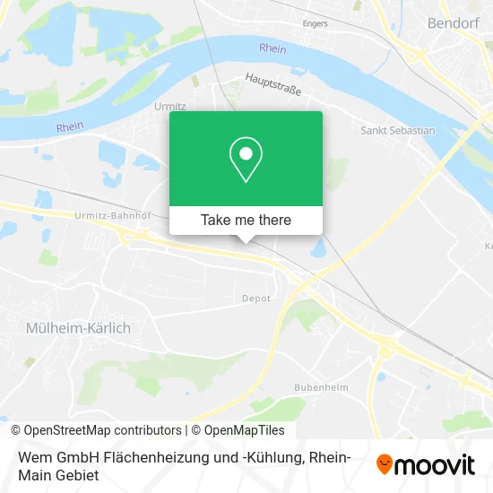 Wem GmbH Flächenheizung und -Kühlung map