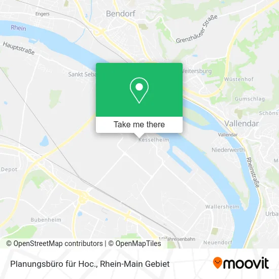 Карта Planungsbüro für Hoc.