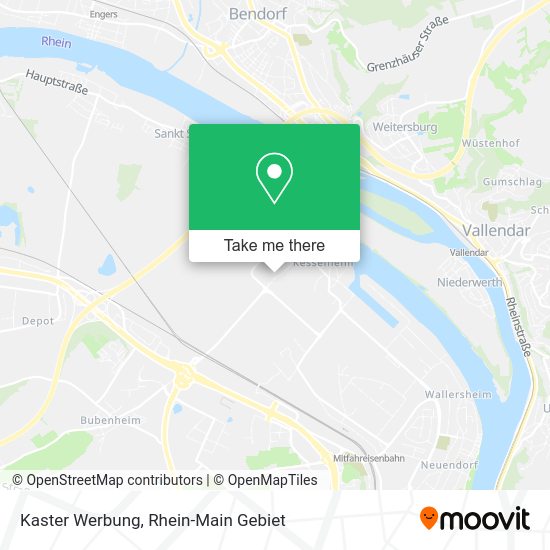 Карта Kaster Werbung