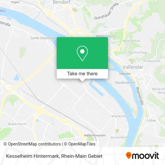 Карта Kesselheim Hintermark