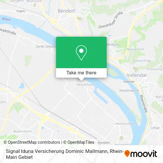 Карта Signal Iduna Versicherung Dominic Mallmann