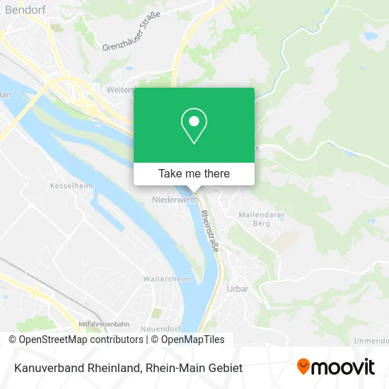 Карта Kanuverband Rheinland