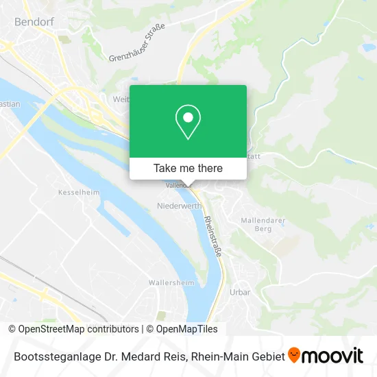 Карта Bootssteganlage Dr. Medard Reis