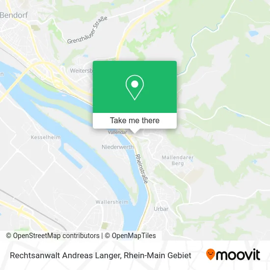 Карта Rechtsanwalt Andreas Langer