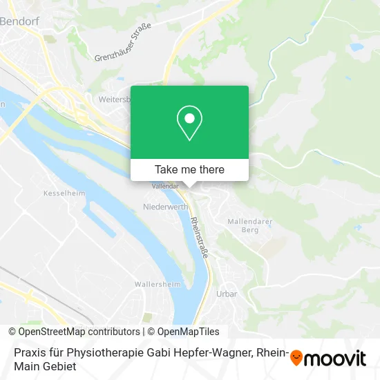 Карта Praxis für Physiotherapie Gabi Hepfer-Wagner