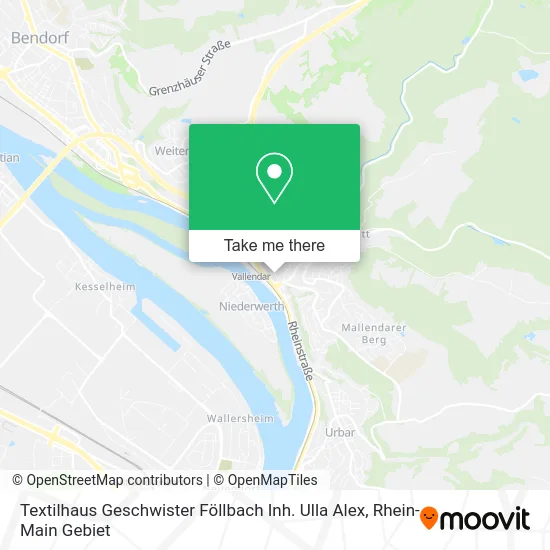 Карта Textilhaus Geschwister Föllbach Inh. Ulla Alex