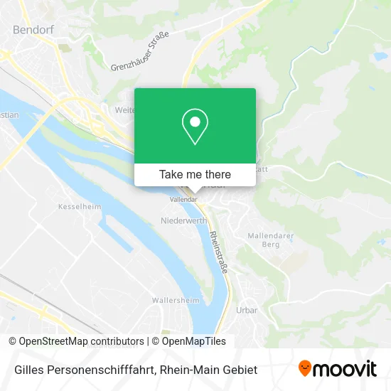 Карта Gilles Personenschifffahrt