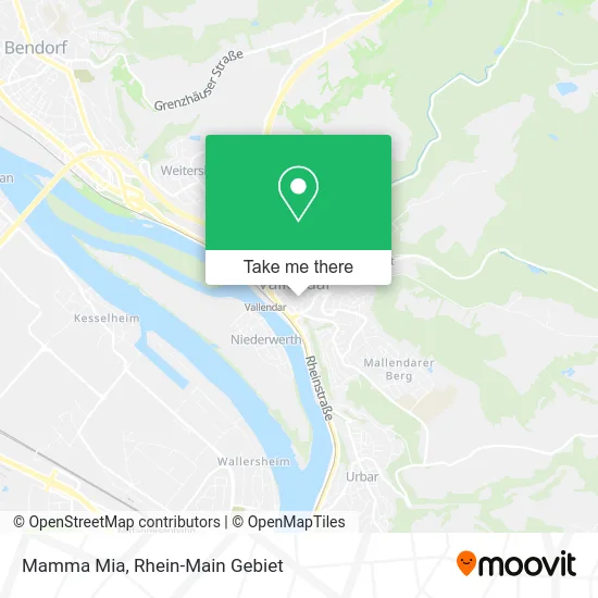 Карта Mamma Mia