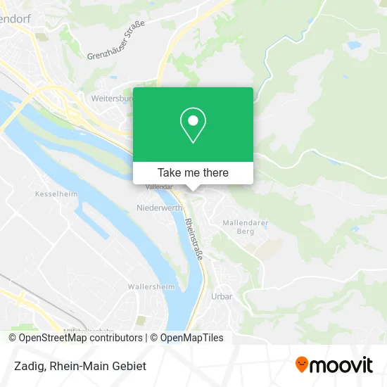 Карта Zadìg