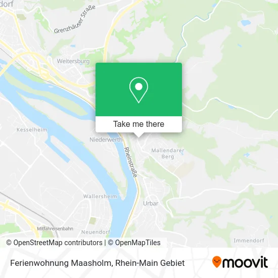 Карта Ferienwohnung Maasholm