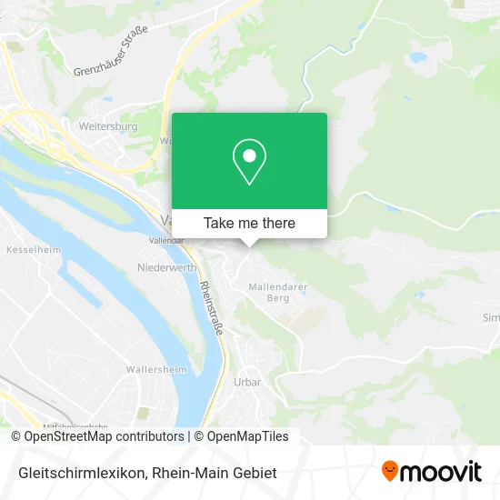 Карта Gleitschirmlexikon