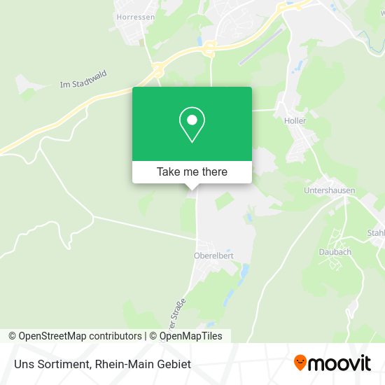Uns Sortiment map