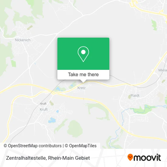 Карта Zentralhaltestelle
