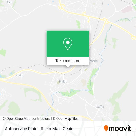Карта Autoservice Plaidt