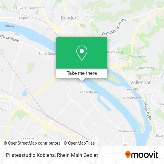 Карта Pilatesstudio Koblenz