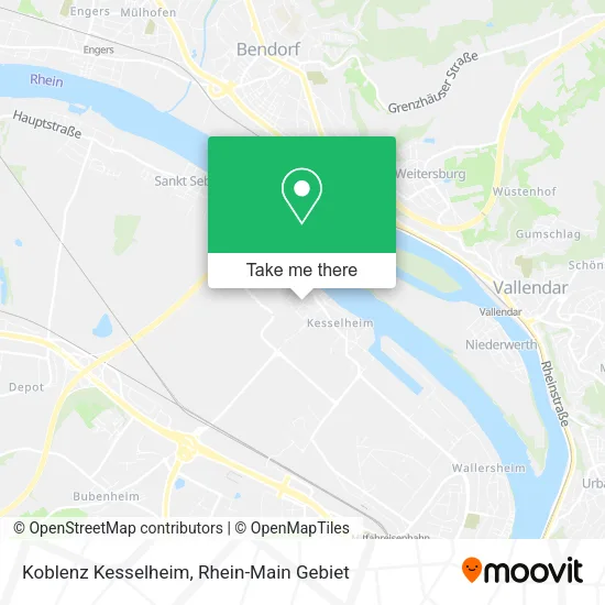 Карта Koblenz Kesselheim