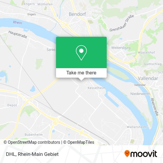 Карта DHL