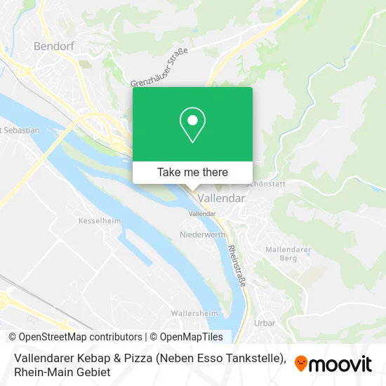 Карта Vallendarer Kebap & Pizza (Neben Esso Tankstelle)