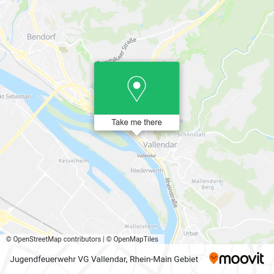 Карта Jugendfeuerwehr VG Vallendar