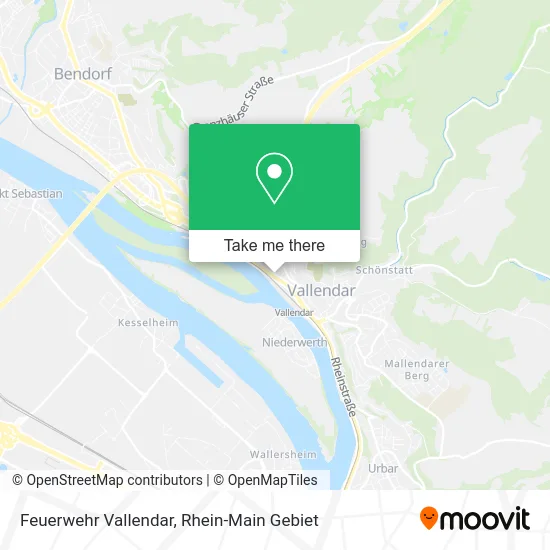 Карта Feuerwehr Vallendar