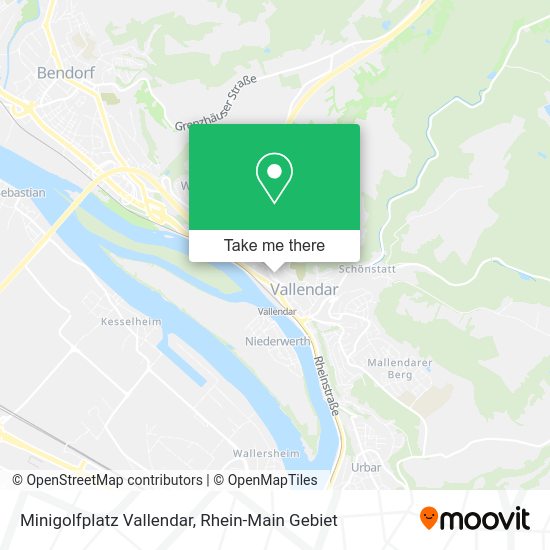 Карта Minigolfplatz Vallendar