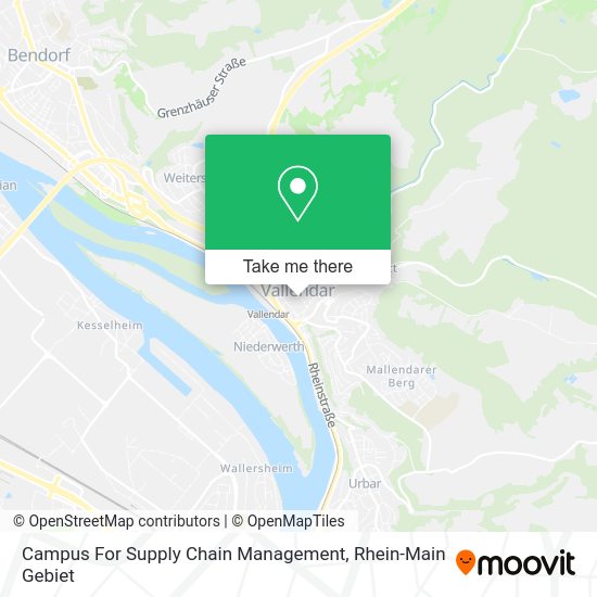 Карта Campus For Supply Chain Management