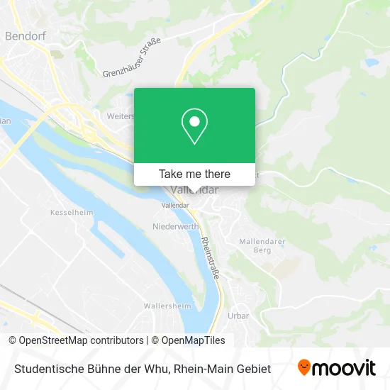 Карта Studentische Bühne der Whu