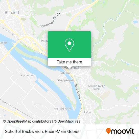 Карта Scheffel Backwaren