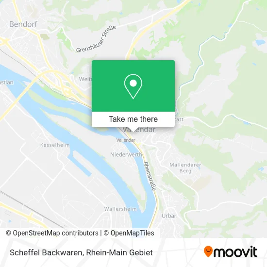 Карта Scheffel Backwaren