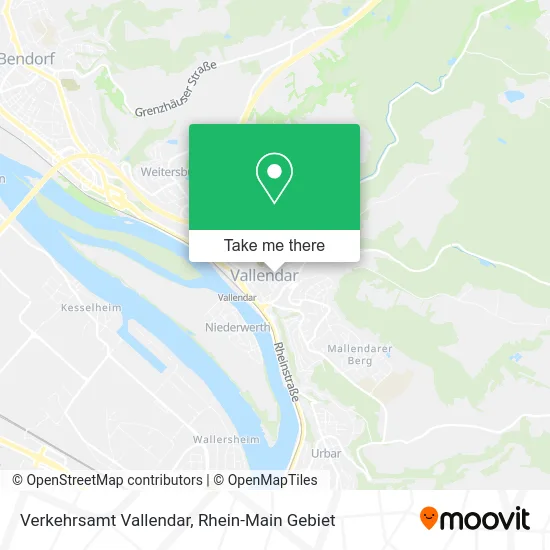 Карта Verkehrsamt Vallendar