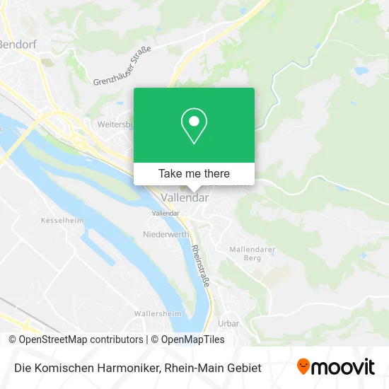 Карта Die Komischen Harmoniker