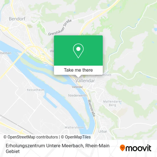 Карта Erholungszentrum Untere Meerbach