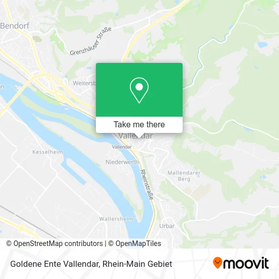 Карта Goldene Ente Vallendar