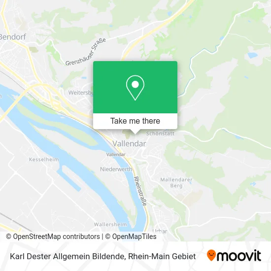 Карта Karl Dester Allgemein Bildende