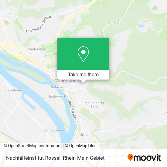 Карта Nachhilfeinstitut Rossel