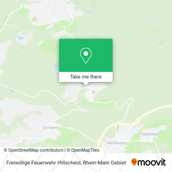 Карта Freiwillige Feuerwehr Hillscheid