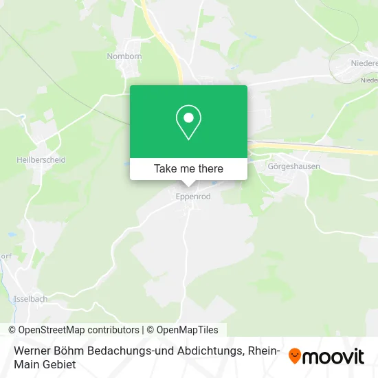 Карта Werner Böhm Bedachungs-und Abdichtungs