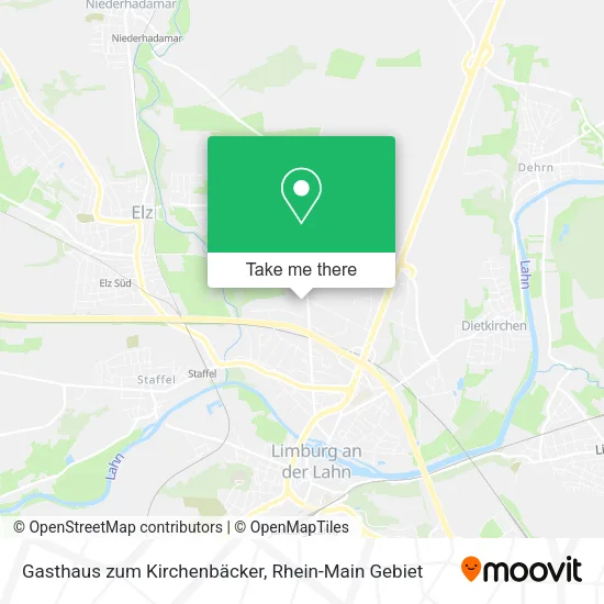 Карта Gasthaus zum Kirchenbäcker