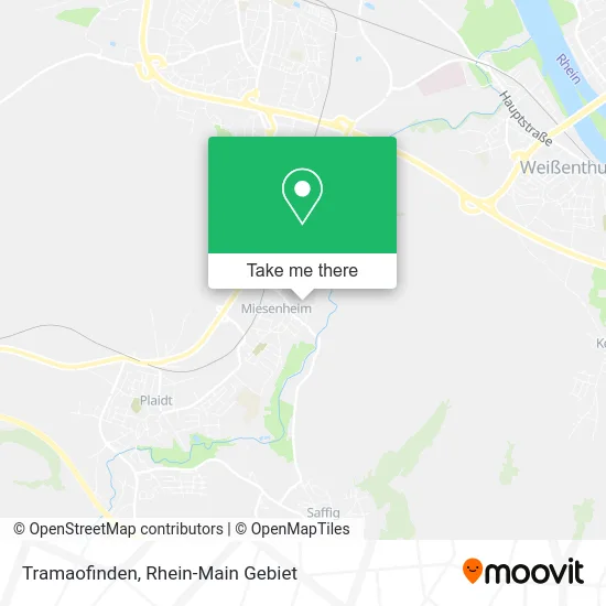 Карта Tramaofinden