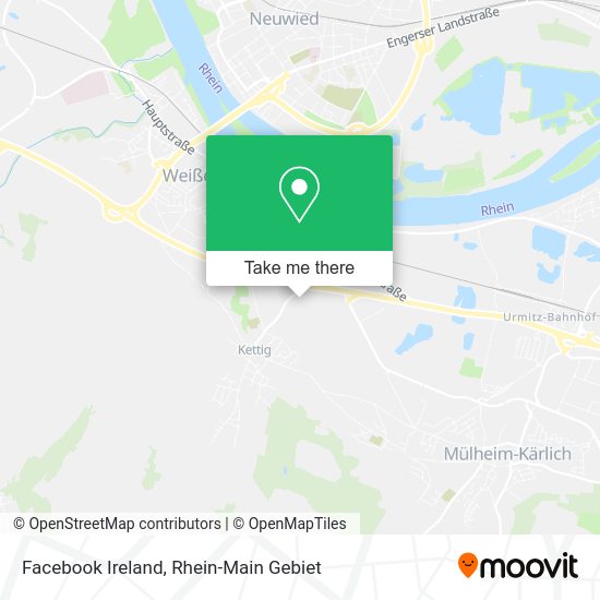 Карта Facebook Ireland