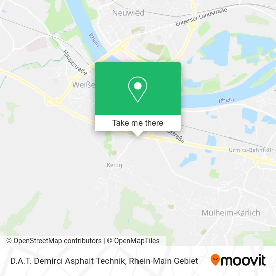 Карта D.A.T. Demirci Asphalt Technik