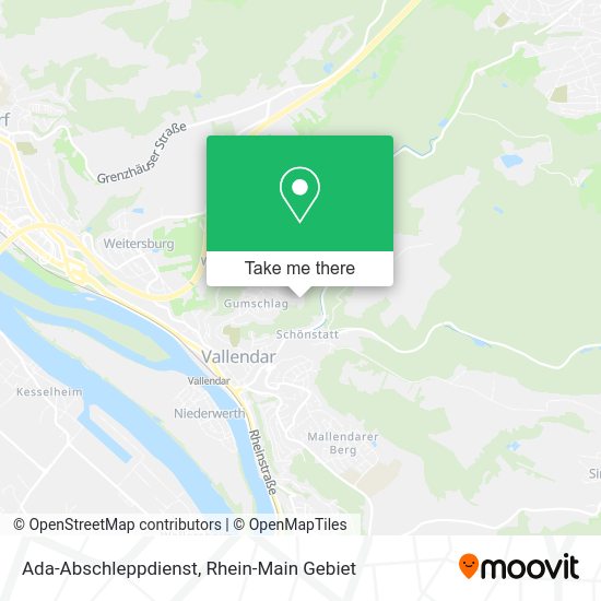 Карта Ada-Abschleppdienst