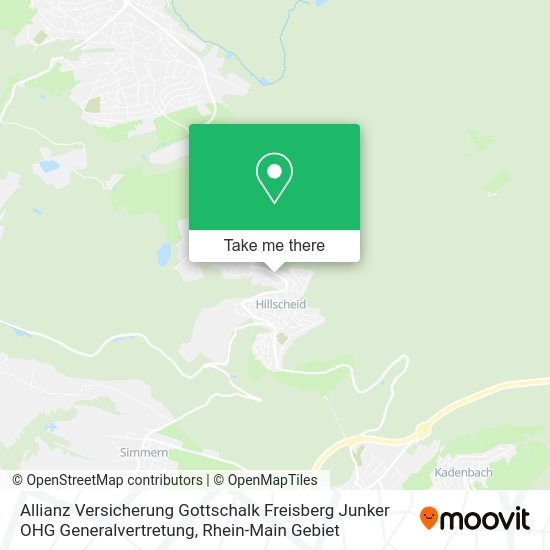 Карта Allianz Versicherung Gottschalk Freisberg Junker OHG Generalvertretung